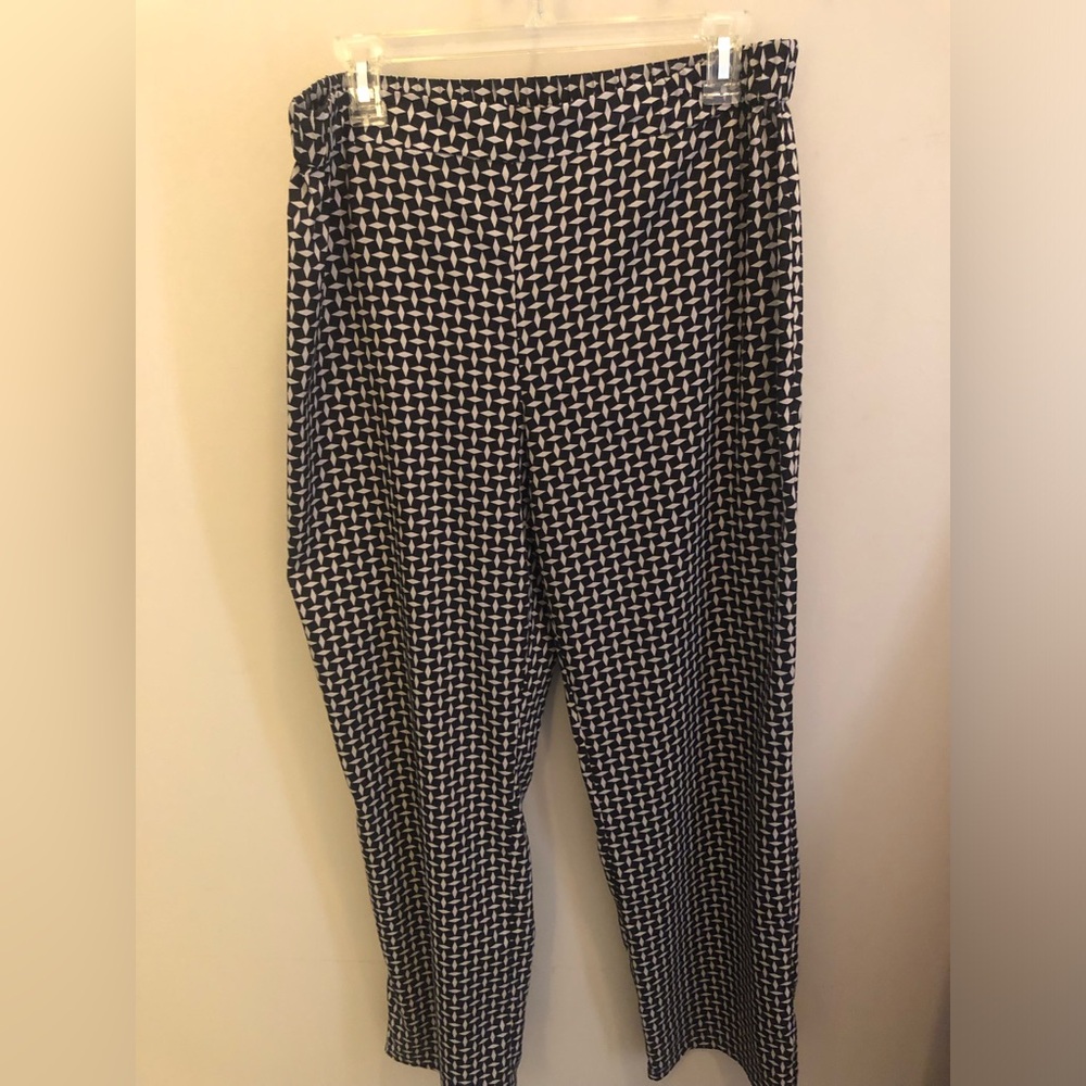 Christian Siriano runway patterned lightweight elastic pull on pants - Picture 5 of 5